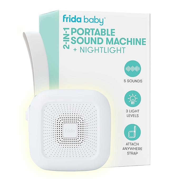 2-in-1 Portable Sound Machine + Nightlight R7