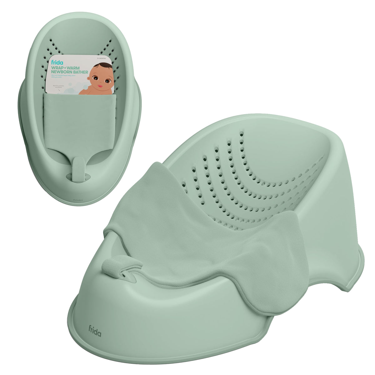 Wrap + Warm Newborn Baby Bather
