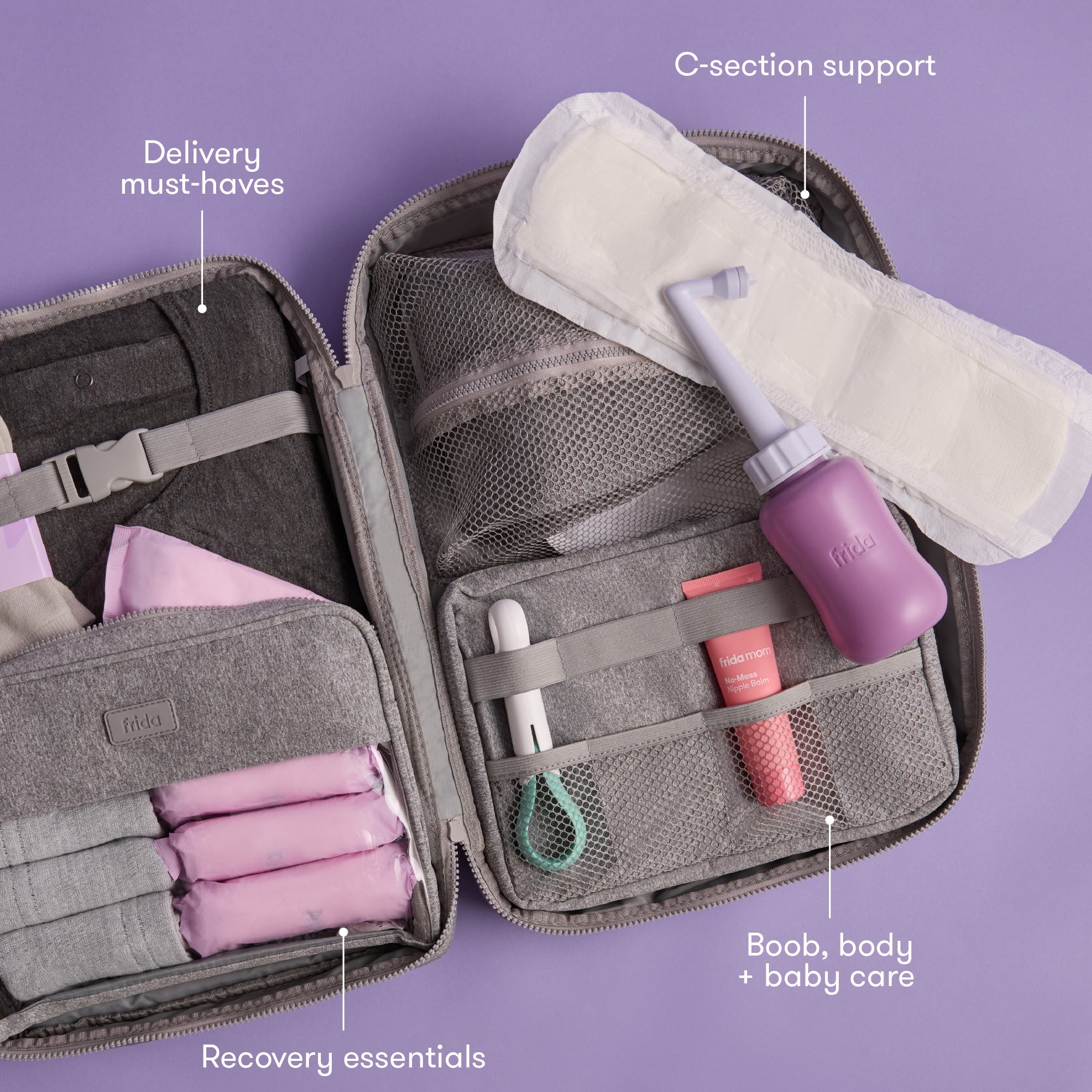 Motherload[ed] Hospital Bag for C-Section Delivery
