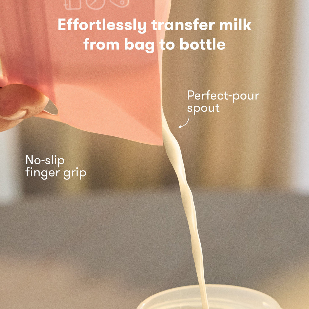 Breastmilk Storage Bags, 50ct Standard Freeze & Thaw Milk Bags