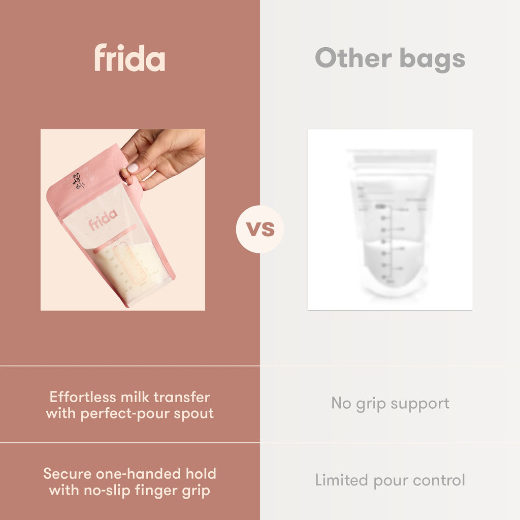 Breastmilk Storage Bags, 50ct Standard Freeze & Thaw Milk Bags