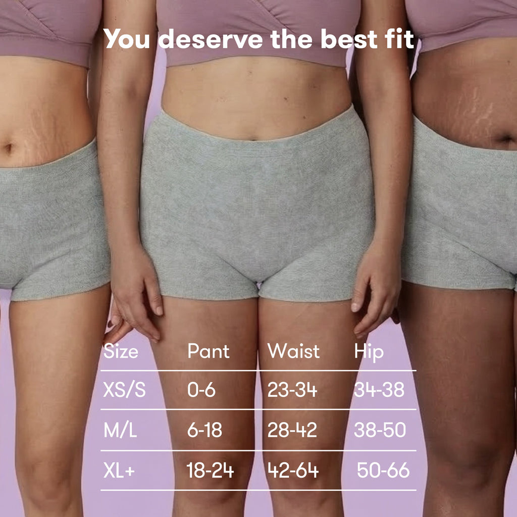 Boyshort Disposable Postpartum Underwear