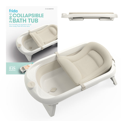 2-in-1 Collapsible Baby Bath Tub
