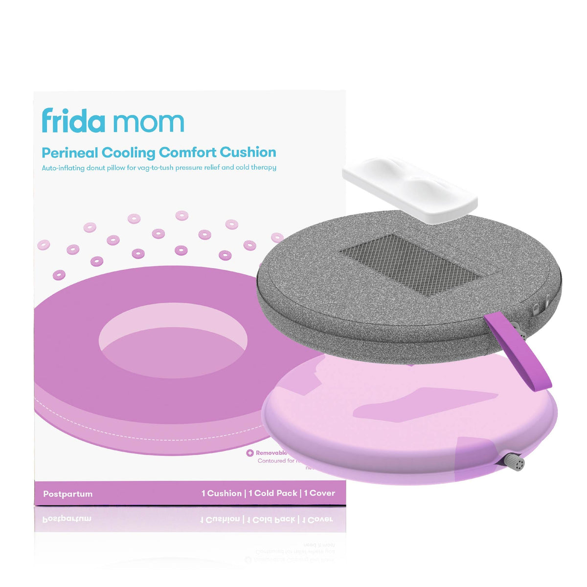 Portable Perineal Cooling Comfort Cushion for Hemorrhoids